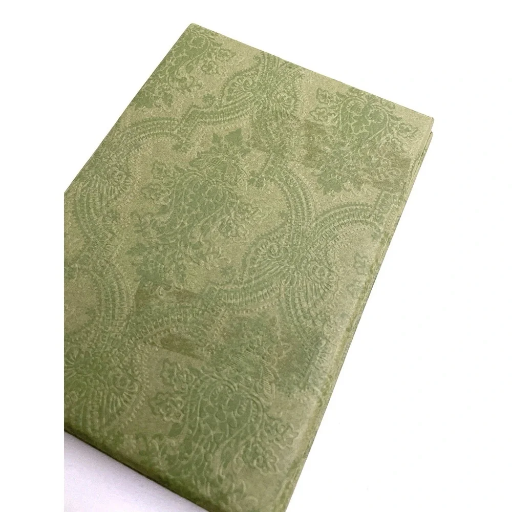 Gucci Gift Box Green Brocade‎ Designer Luxury 6.5 x 4.5 x 1